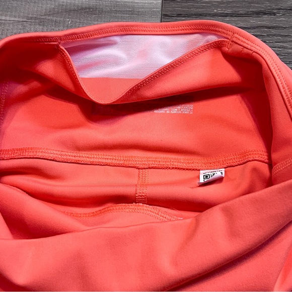 All In Motion NWOT Brushed Sculpt High Rise Workout Leggings Small Neon Orange - Picture 6 of 11